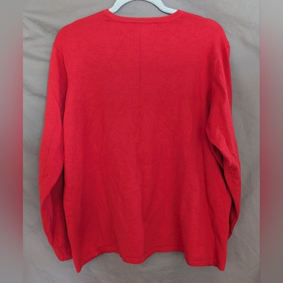 Pendleton 1X red cardigan 72% silk & 28% nylon in excellent condition - Picture 5 of 8
